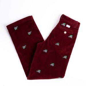 Vineyard Vines maroon holiday Christmas Tree Cords size 12